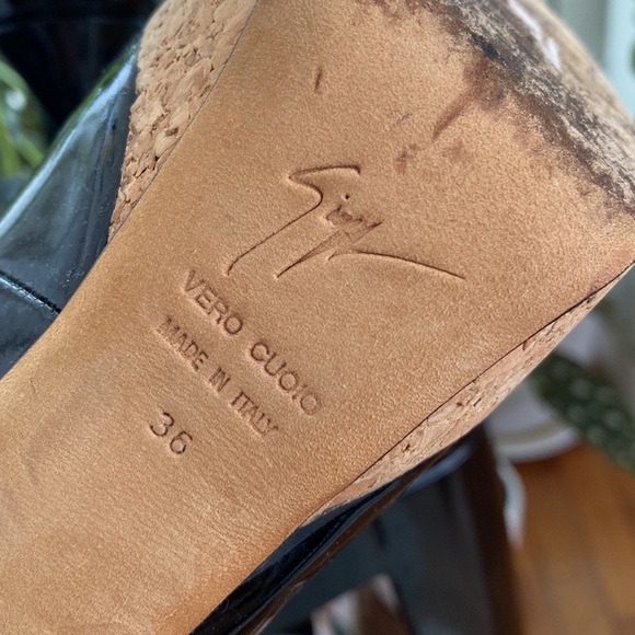 Zanotti black platform heels 36 - Picture 3 of 3